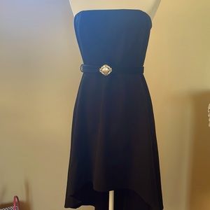 NWT strapless black dress
